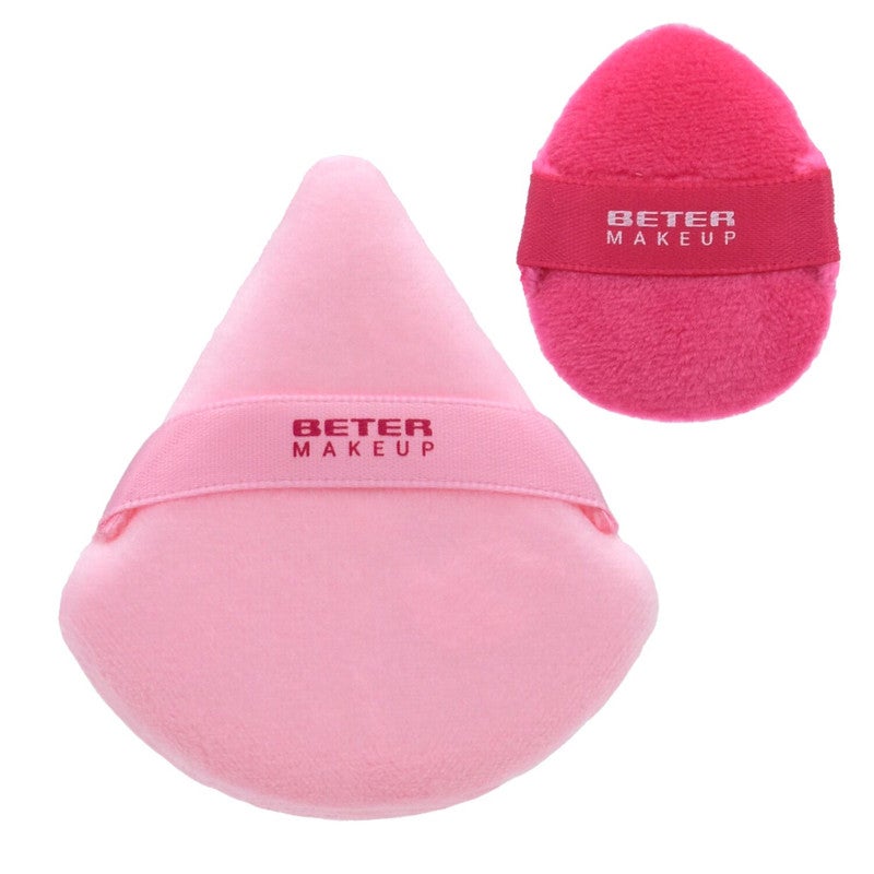 BETER Double sided make up powder puff, cotton. Mini gift - Image 1